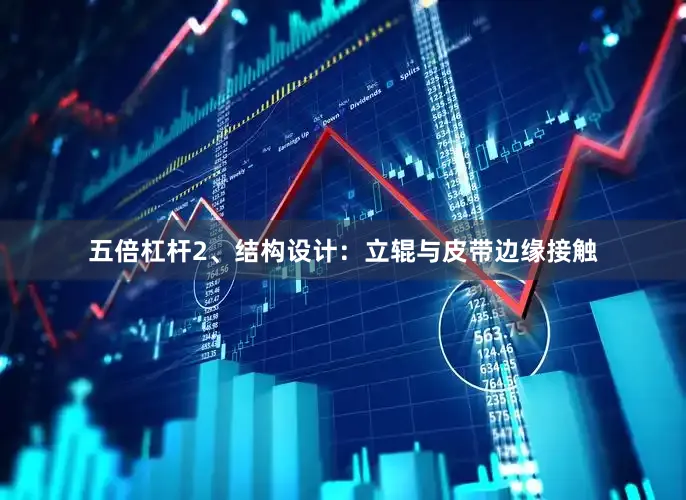 五倍杠杆2、结构设计：立辊与皮带边缘接触